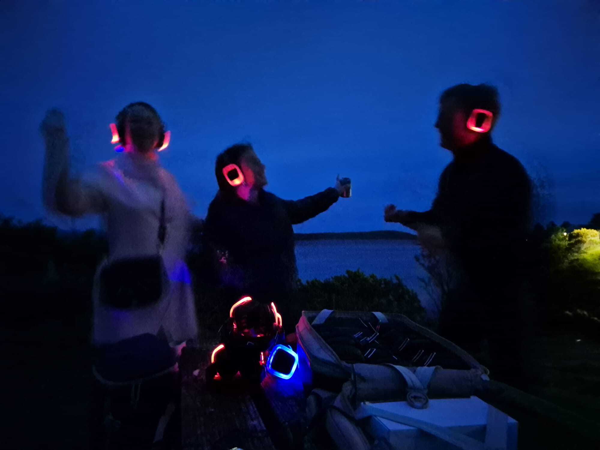 Night Time Outdoor Silent Disco